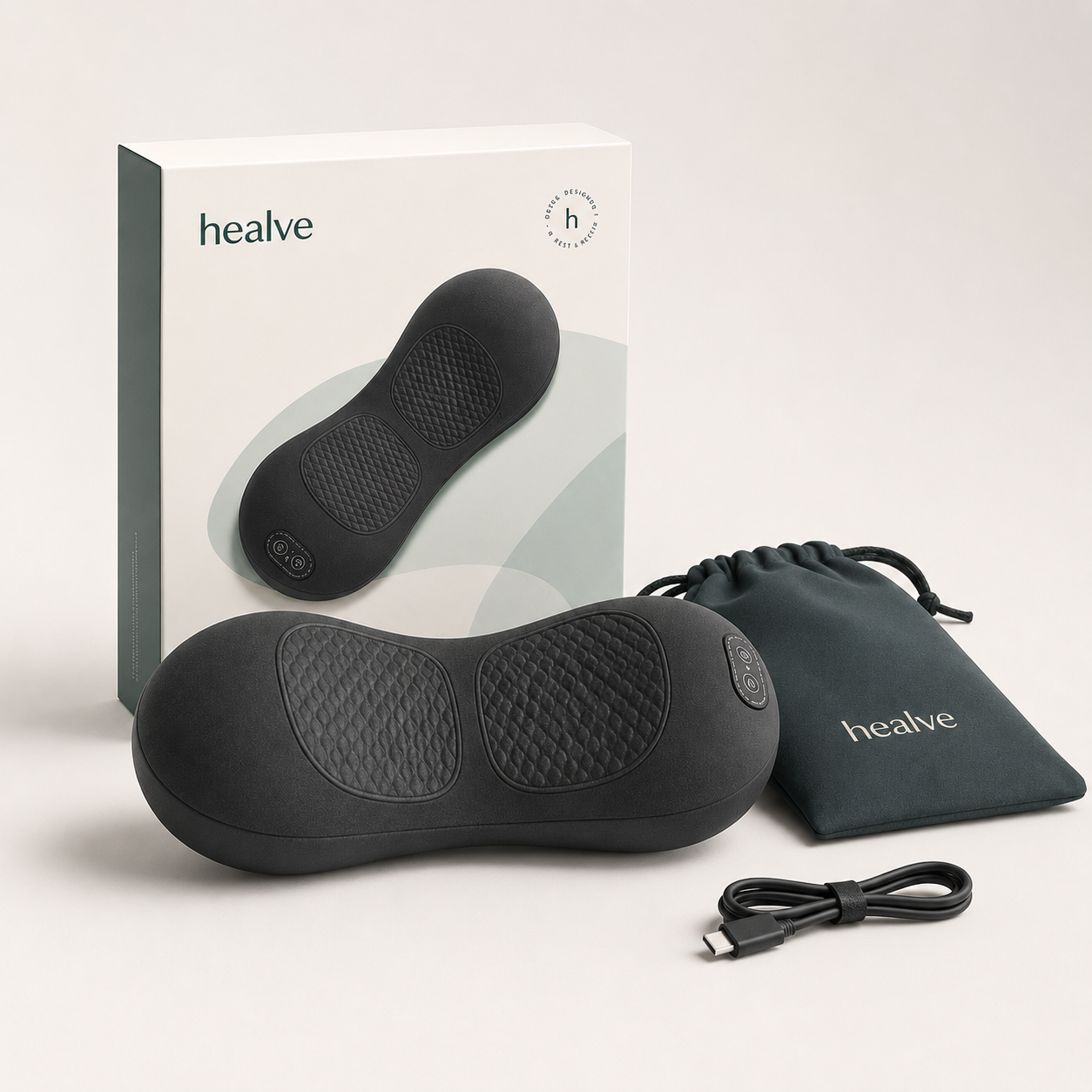 Healve – Nackenpad zur Linderung von Verspannungs­beschwerden