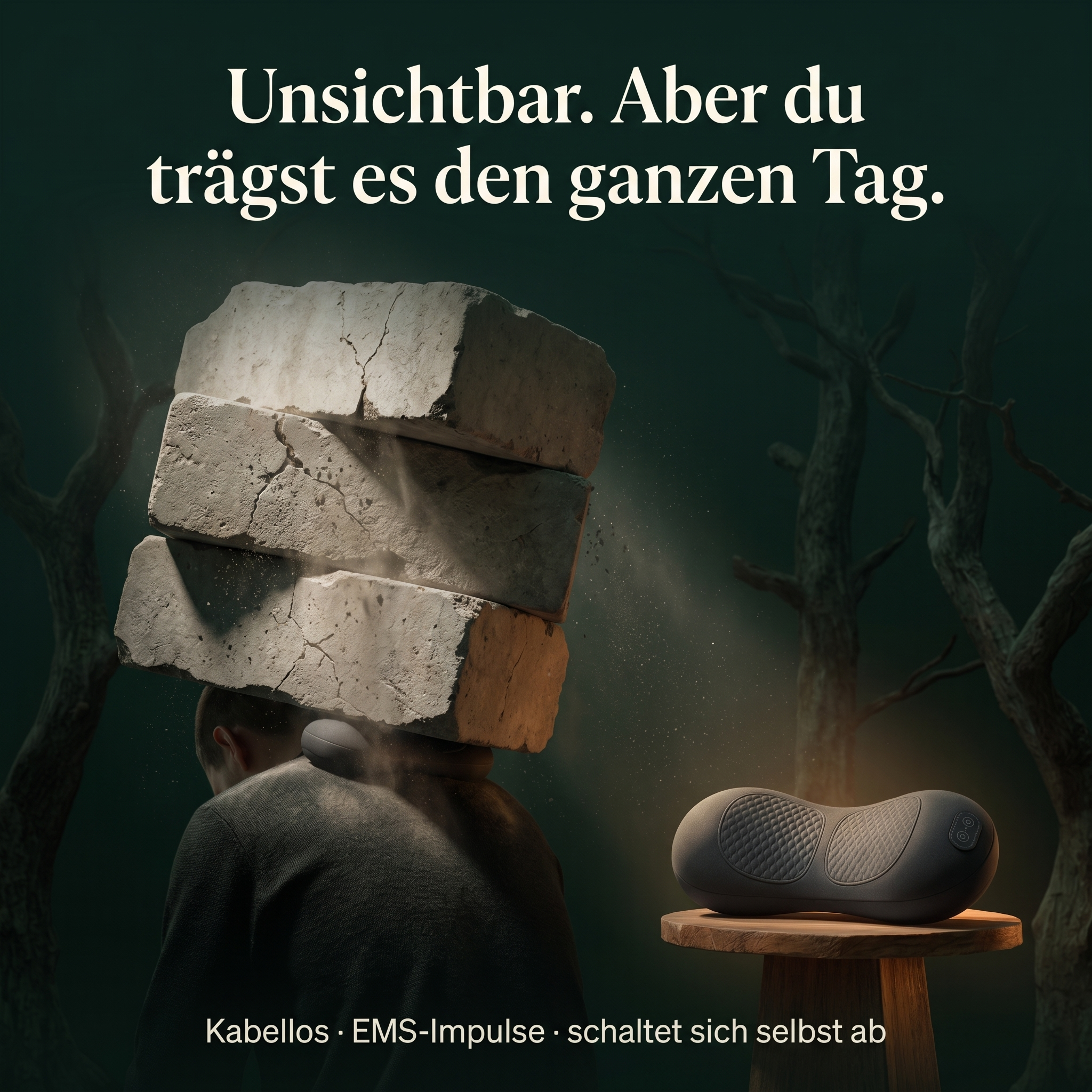 Healve – Nackenpad zur Linderung von Verspannungs­beschwerden